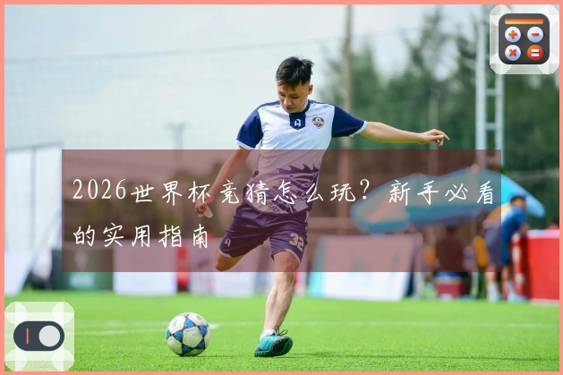 2026世界杯竞猜怎么玩？新手必看的实用指南